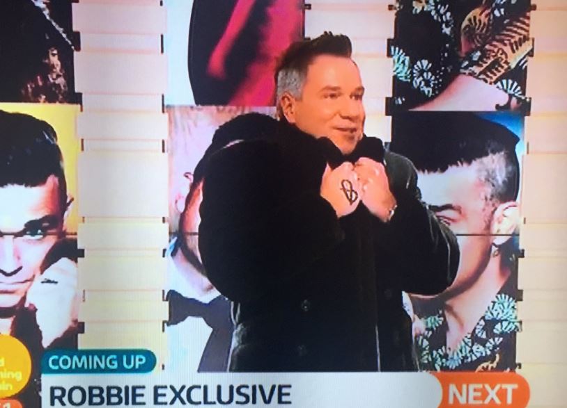  Richard did his best Robbie impression on GMB