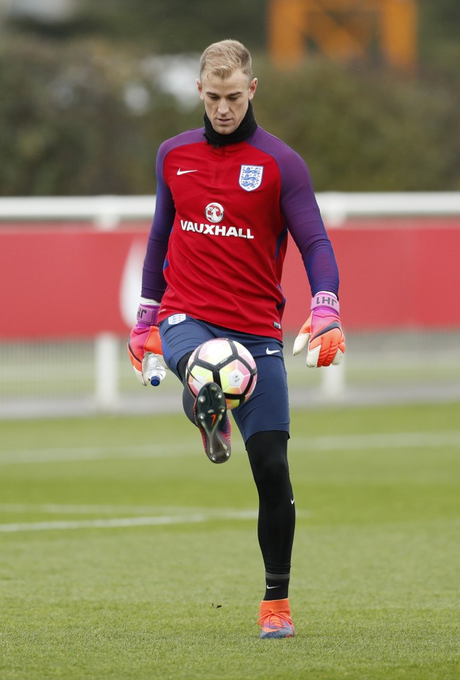  The Torino keeper pulled off some kick-ups with ease in England training