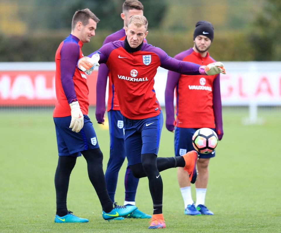  Joe Hart shows Pep Guardiola that he is good with his feet after all