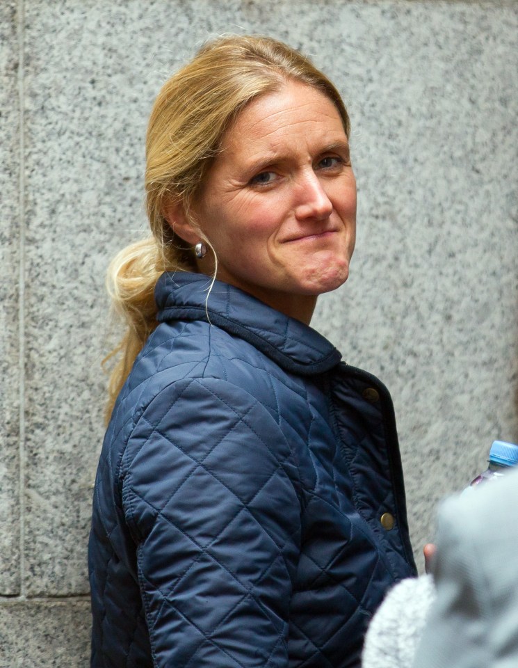 Jo Cox's Sister Kim Leadbeater outside the Old Bailey this afternoon ahead of the trial 