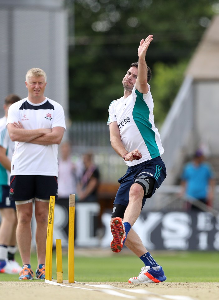  James Anderson will have to be patient before returning to the England Test side