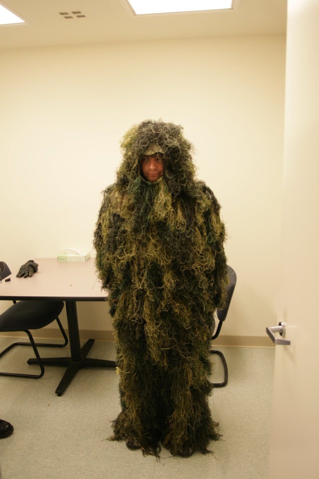  He's known for trying to rob a museum in 2010 dressed in a moss suit