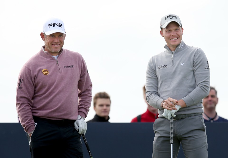  Lee Westwood was nominated by Masters champ Danny Willett, right