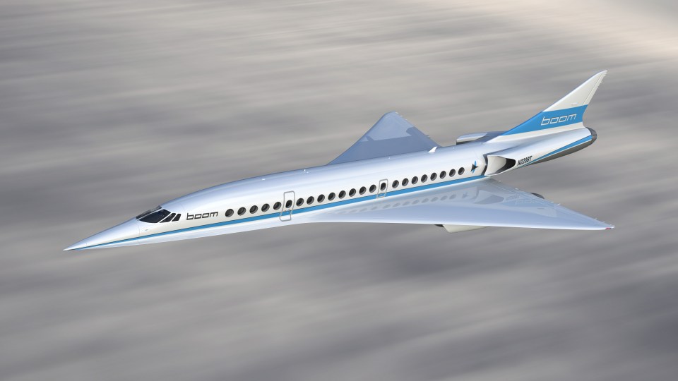  Richard Branson has unveiled Concorde II a supersonic passenger jet prototype.