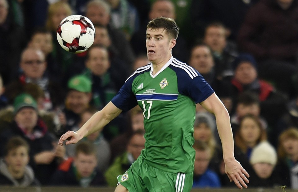  The Northern Ireland international could also miss his country's key World Cup qualifier against Norway