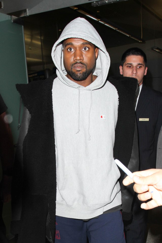  Kanye West was taken to hospital hours after launching into a meltdown rant on stage