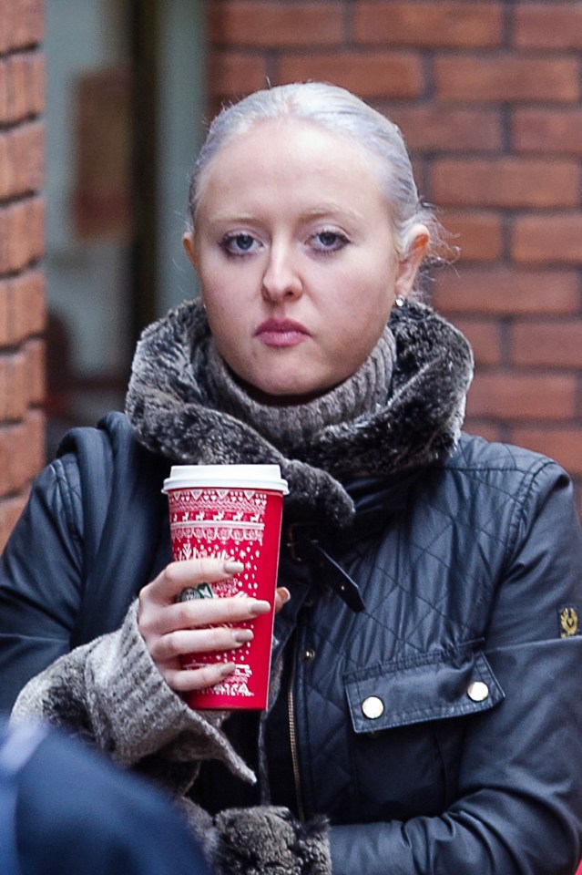  Ashley McPherson - pictured leaving Manchester Magistrates' Court - admitted drink driving