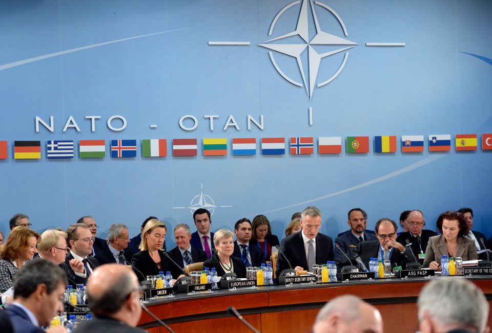  NATO Secretary-General Jens Stoltenberg chairs a NATO defence ministers' meeting