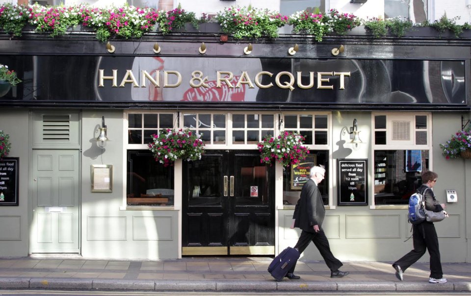  The Hand and Racquet tells singletons not enjoying their date to ask at the bar for "Rachelle" or "Jennifer"