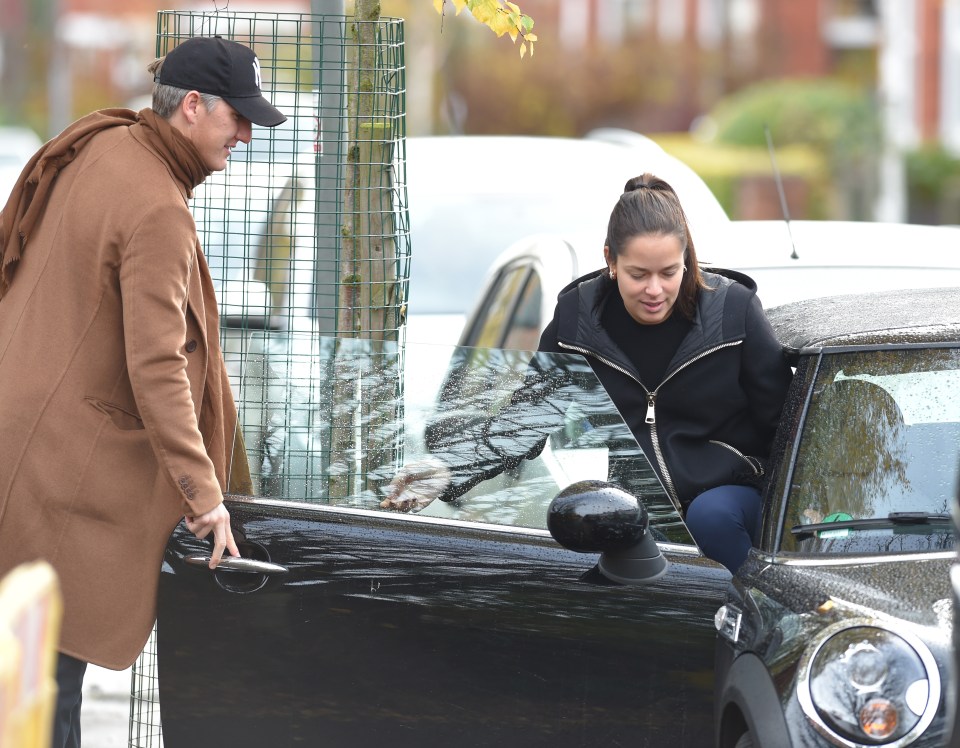  The German gent then opens the car door to allow his wife some more respite from the rain