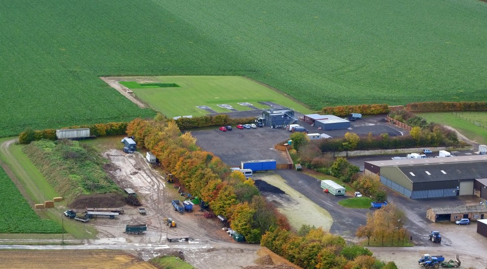  A view of Amazon's drone testing facility in Cambridgeshire