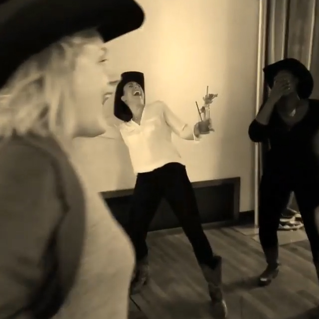  Adele brings the craze across pond in a Wild West-themed clip