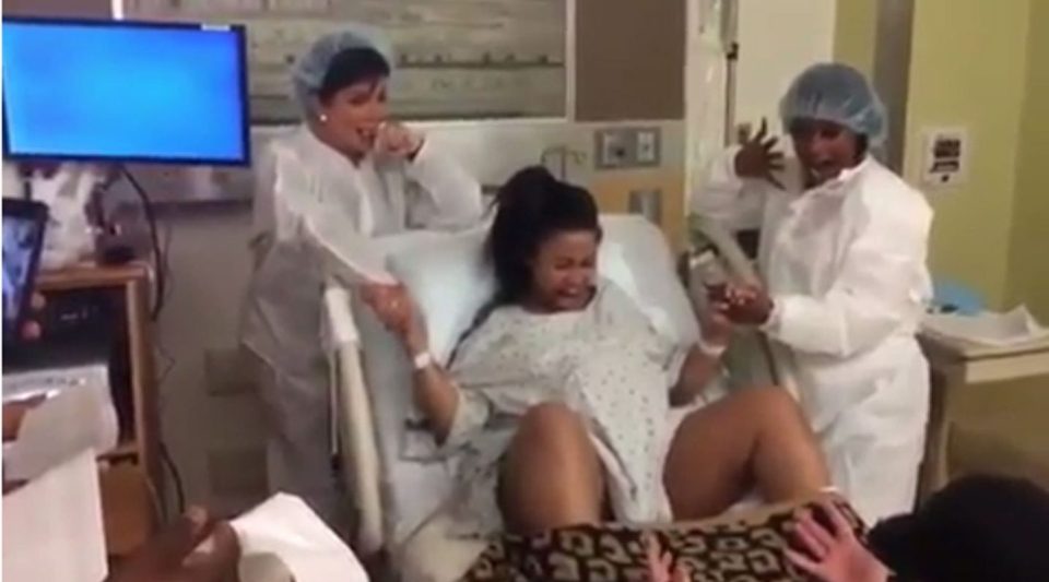  Rob Kardashian got fiancée Blac Chyna in on act while giving birth