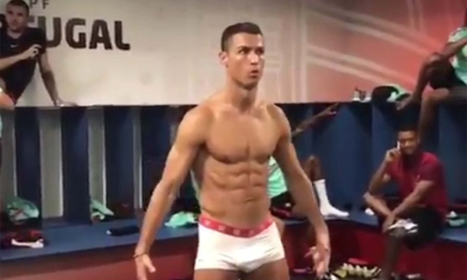  All Cristiano Ronaldo needs are his tighty whities