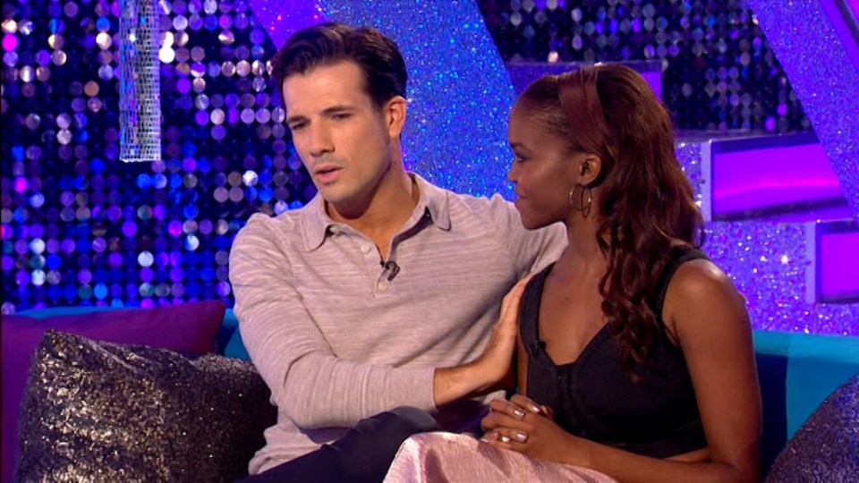  Danny thanked Oti for her support last week