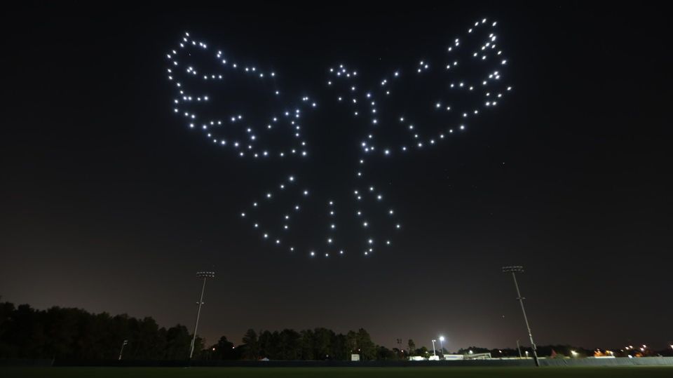  Each Shooting Star drone is capable of four billion light combinations