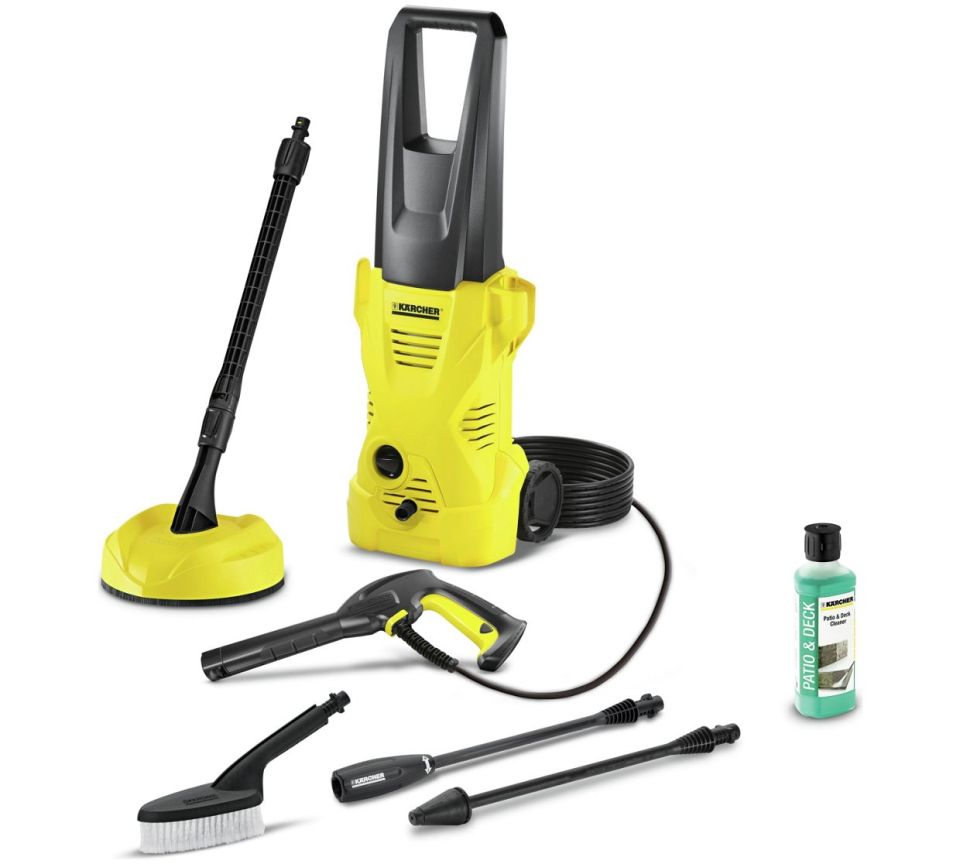  The Karcher K2 pressure washer is also half price at £74.99