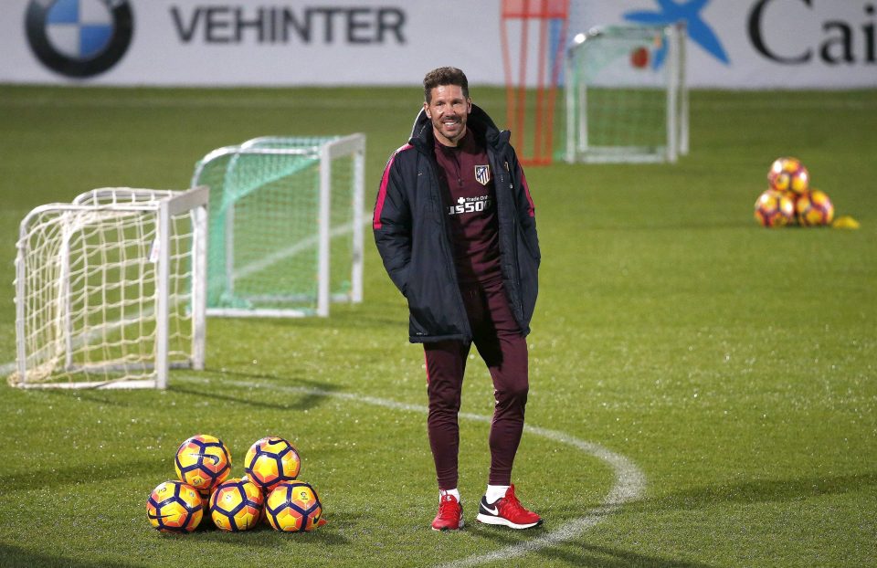  Atletico chief Diego Simeone is upbeat ahead of a derby that his side probably need to win to stop Real moving too far ahead