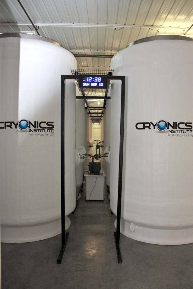  The process of cryogenics pins hopes on people in the future being able to revive the patients