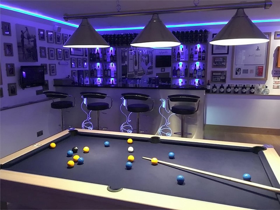 The men have splashed out thousands of pounds to achieve their perfect man cave