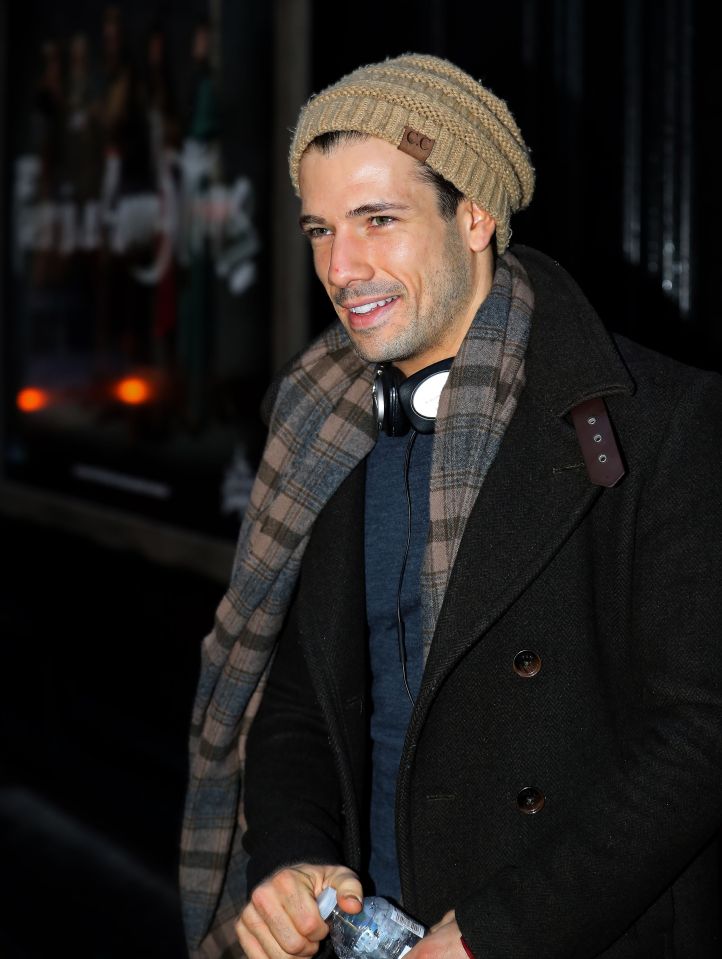  Danny Mac wraps up warm as he arrives at Blackpool Strictly rehearsals