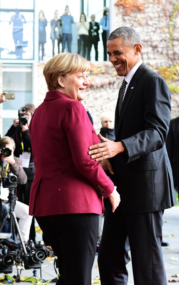 Barack Obama and Angela Merkel have had a good relationship, he said yesterday