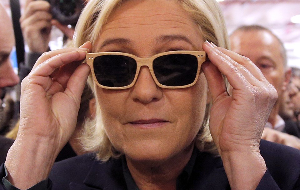  Far-right leader Marine le Pen has consistently been behind her fellow candidate Alain Juppe