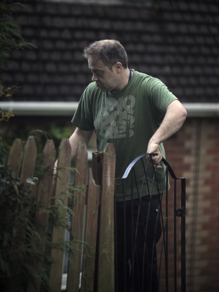  Convicted rapist David Manning pictured at his home in Plymouth