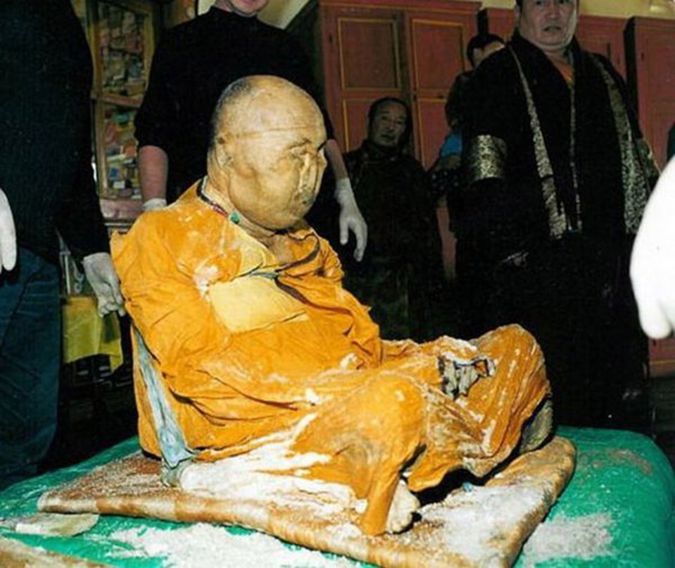  Lama Dashi-Dorzho Itigilov was mummified in the lotus position