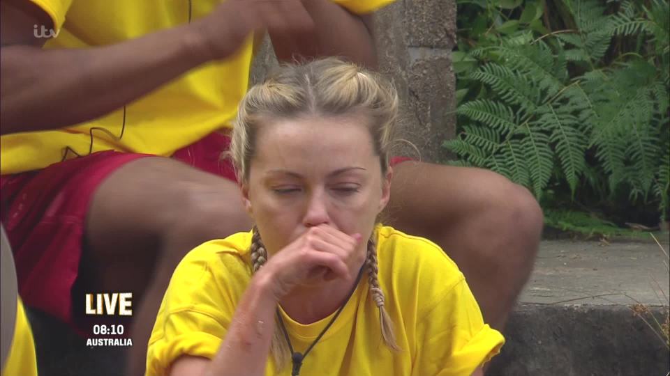  Ola looked like she was going to gag after the task