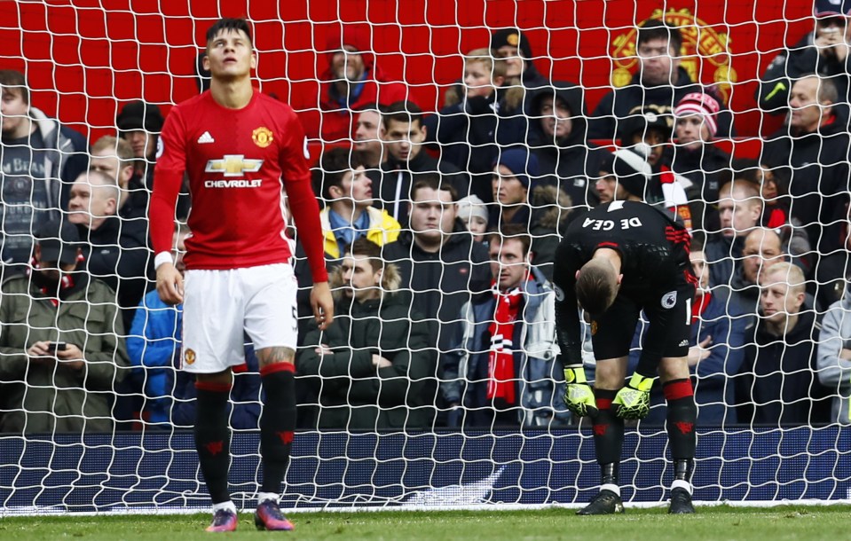  United are miles off top spot in the Premier League and are falling behind top four