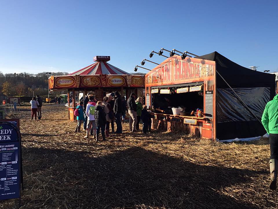  The not very festive appearance of the winter wonderland and Christmas market which left customers outraged