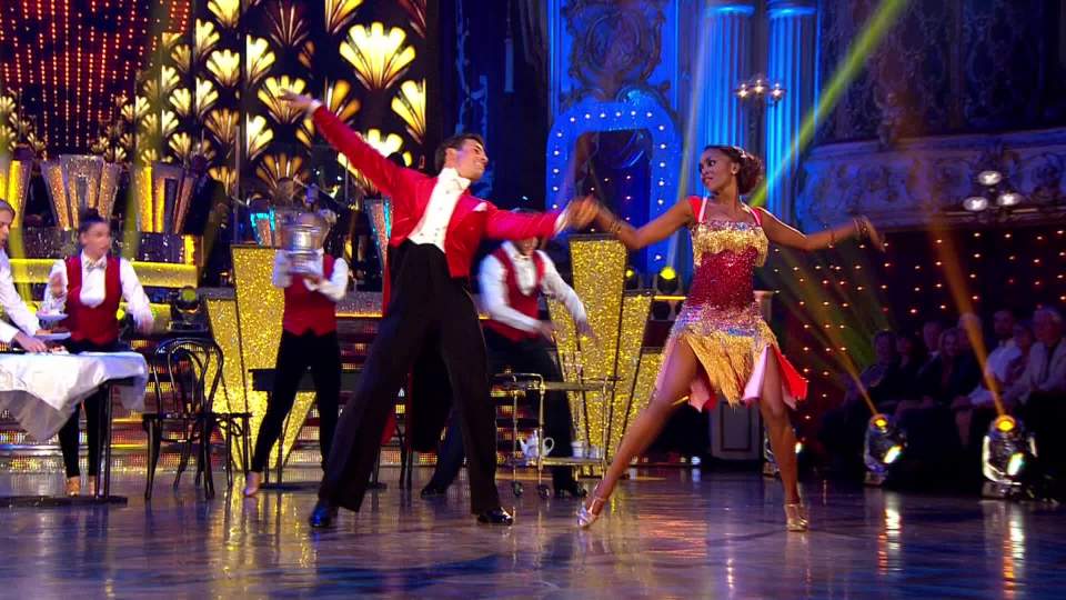  Danny and Oti put on a show-stopping performance