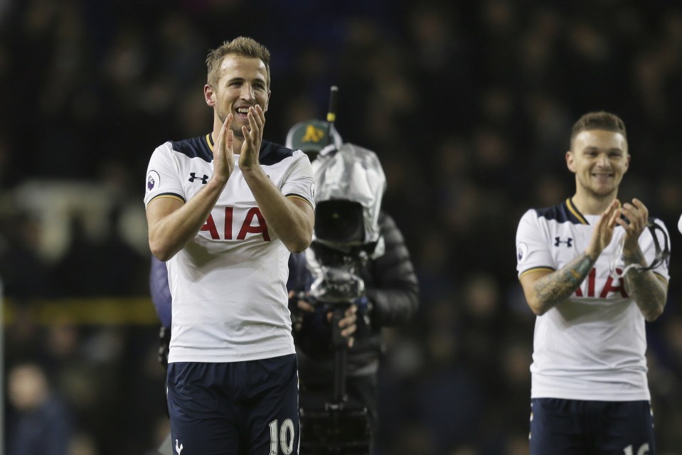  Harry Kane scored twice to sink West Ham