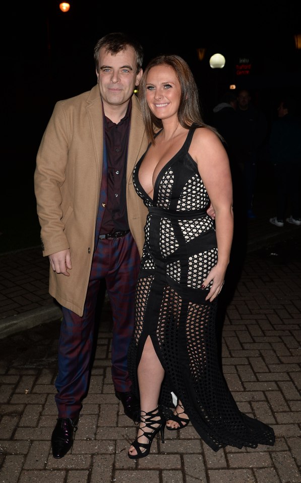  Simon Gregson and his wife Emma Gleave, who wore the same dress as Nikki Sanderson