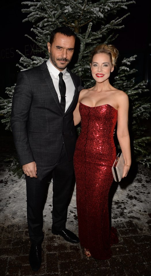  Steph Waring and Michael Greco looked dapper for the occasion