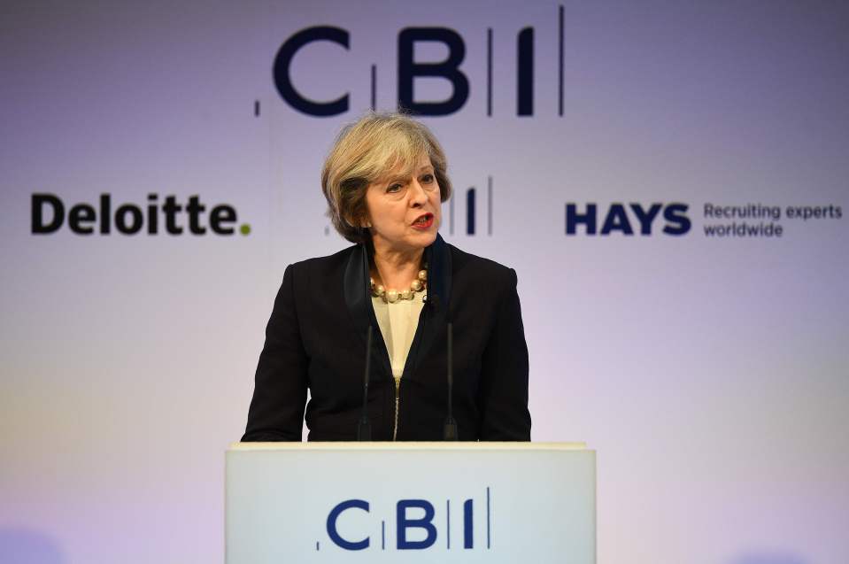  Theresa May has signalled firms will not have to place workers onto their boards