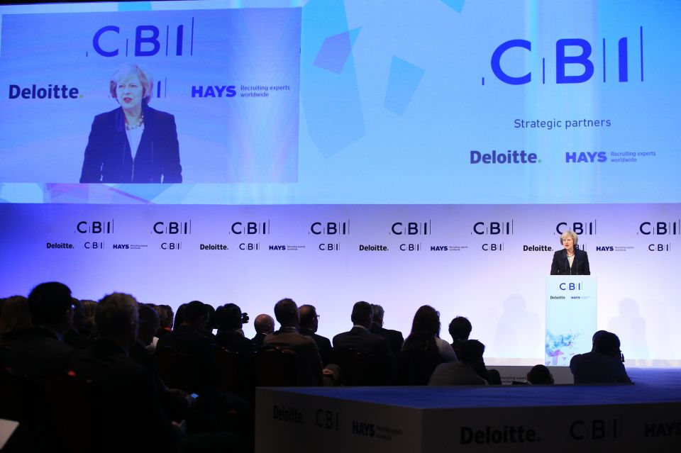  The Prime Minister attempted to woo businesses back at today's CBI speech