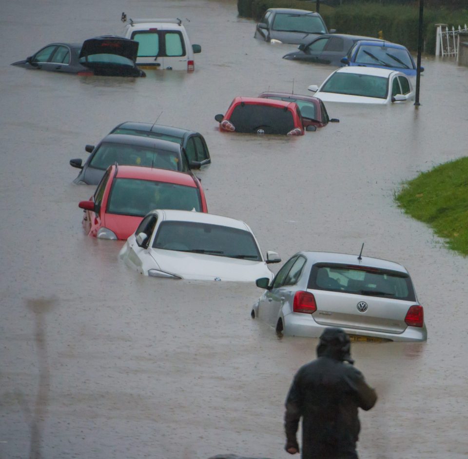  Transport has been hampered by several storms that have battered Britain