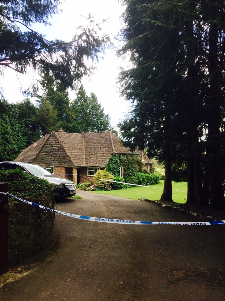 The detached bungalow in the sleepy village of Dalwood, Devon.