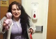  Carer Shauna-Leigh Higgin was captured on video goading dementia patients by abusing a dementia doll