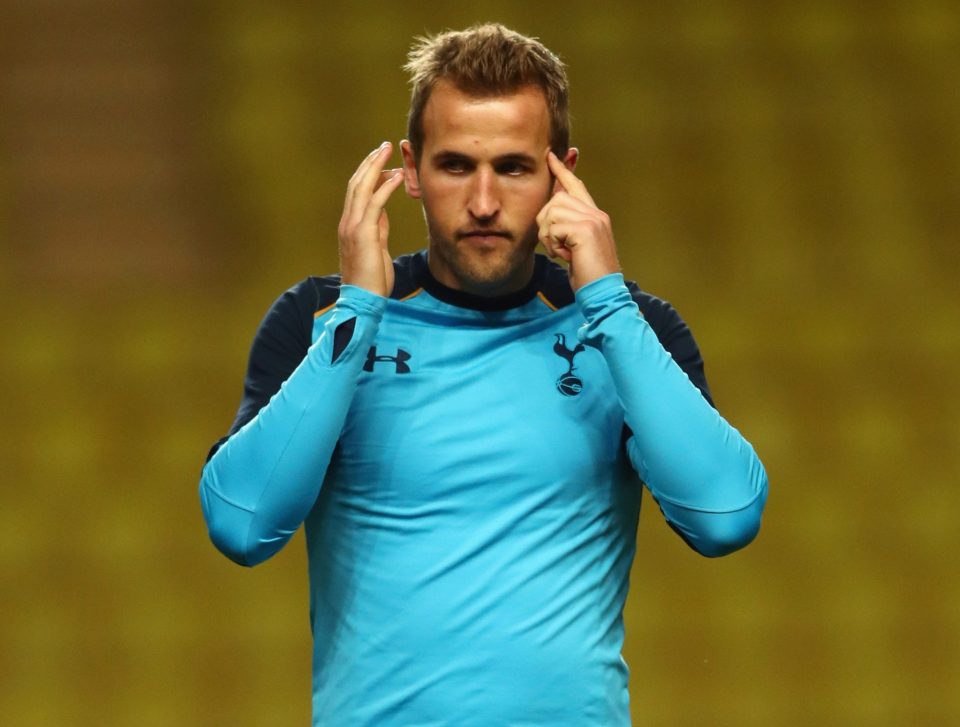  Harry Kane may not be able to last the full 90 minutes for Spurs against Monaco after only recently coming back from injury