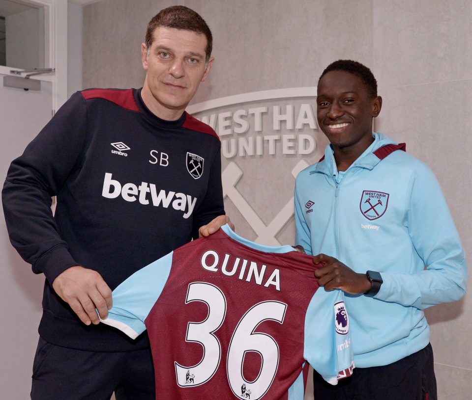  Domingos Quina left Chelsea to join West Ham last summer