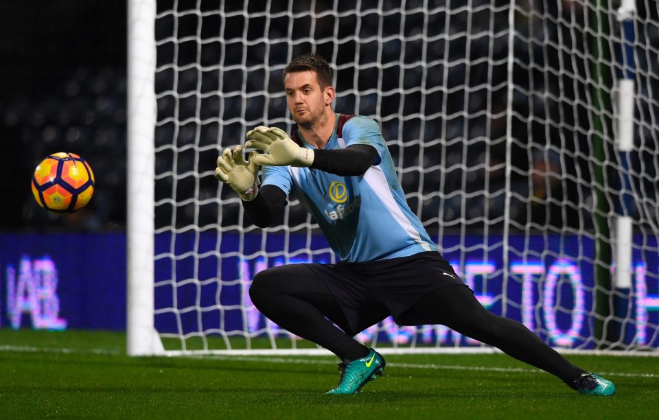  An injury to Tom Heaton saw Robinson play his first top flight game for four and a half years