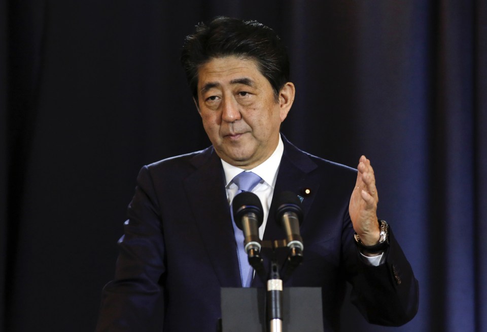  Japanese Prime Minister Shinzo Abe has said the government will do all it can to deal with the effects of a powerful earthquake