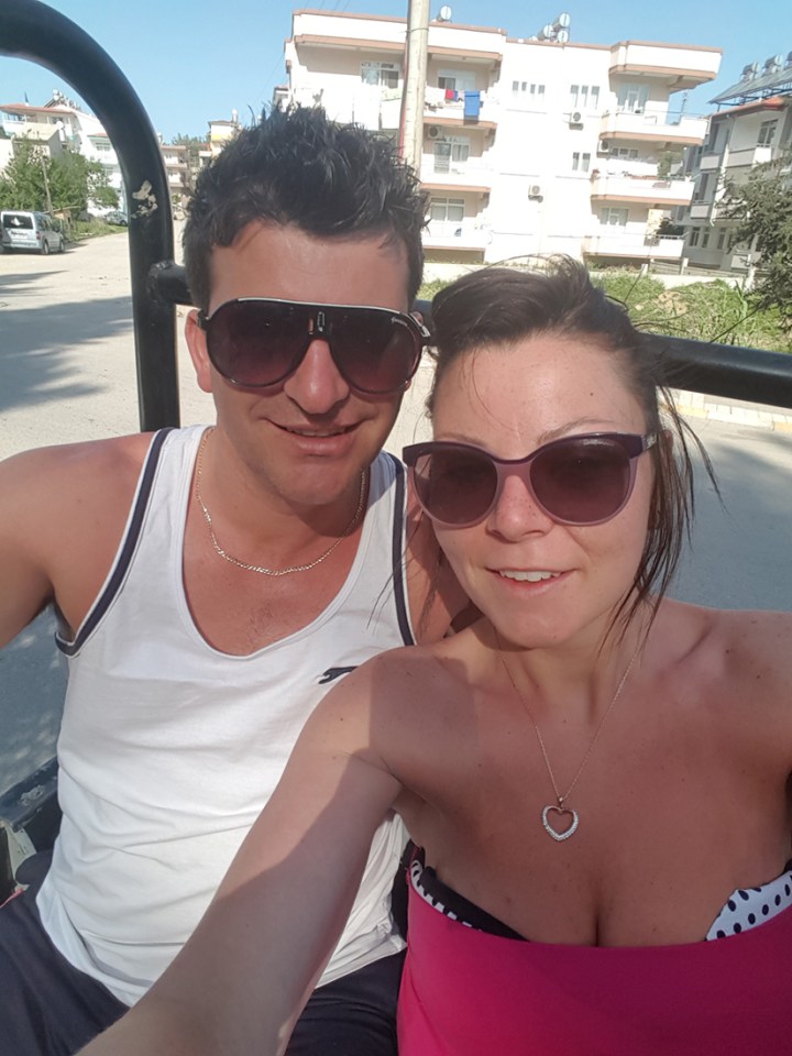 Gemma and Flam on holiday in Lanzerote after losing the weight