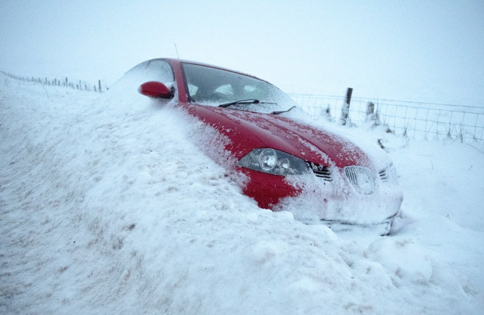  On the A689 a number of motorists got trapped near Nenthead, Cumbria