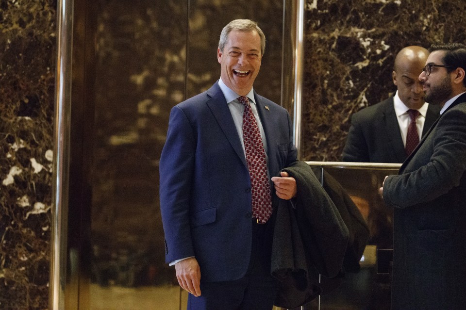  Farage said the endorsement showed Trump to be 'a loyal man'