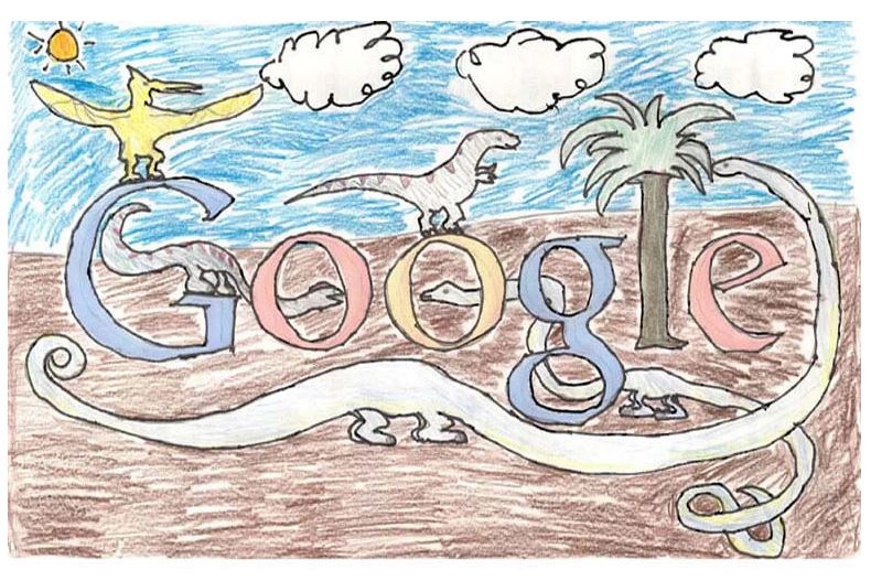  National winners of the competition will feature on the Google homepage for a whole day and will receive money towards college tuition among other things (drawn by Nicolas, Grade 2)