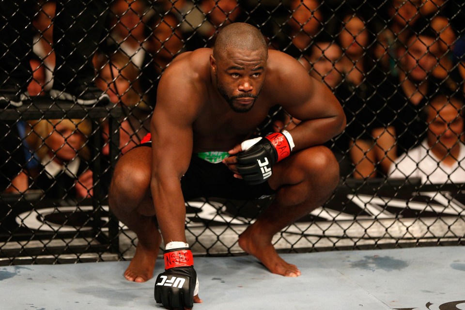  Rashad Evans in his trademark pre-fight pose